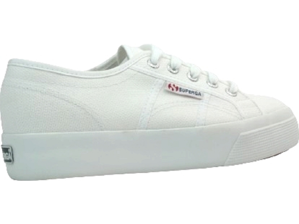 tennis et chaussures en toile Superga 2730 plateau blanc